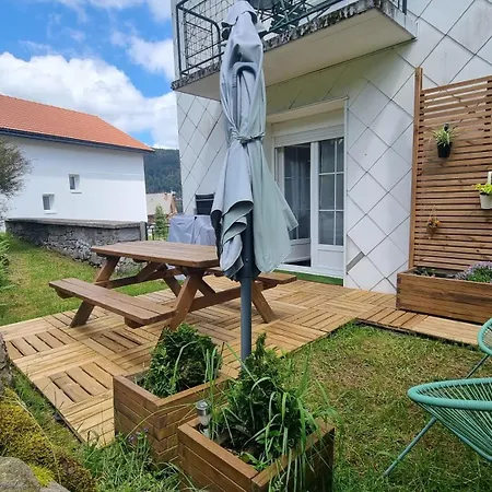 F2* * * 80m Du Avec Vue+terrasse+proche Centre Gerardmer