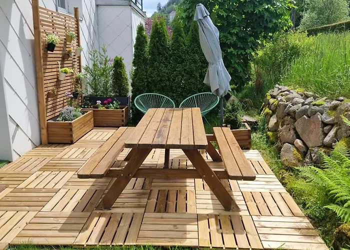 F2* * * 80m Du Avec Vue+terrasse+proche Centre Апартаменты *